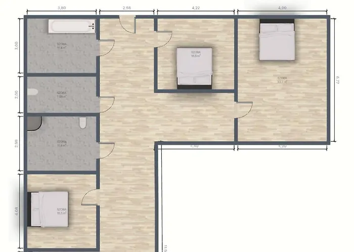 True Gem Downtown Next To Synagogue And Gozsdu Garden Area *